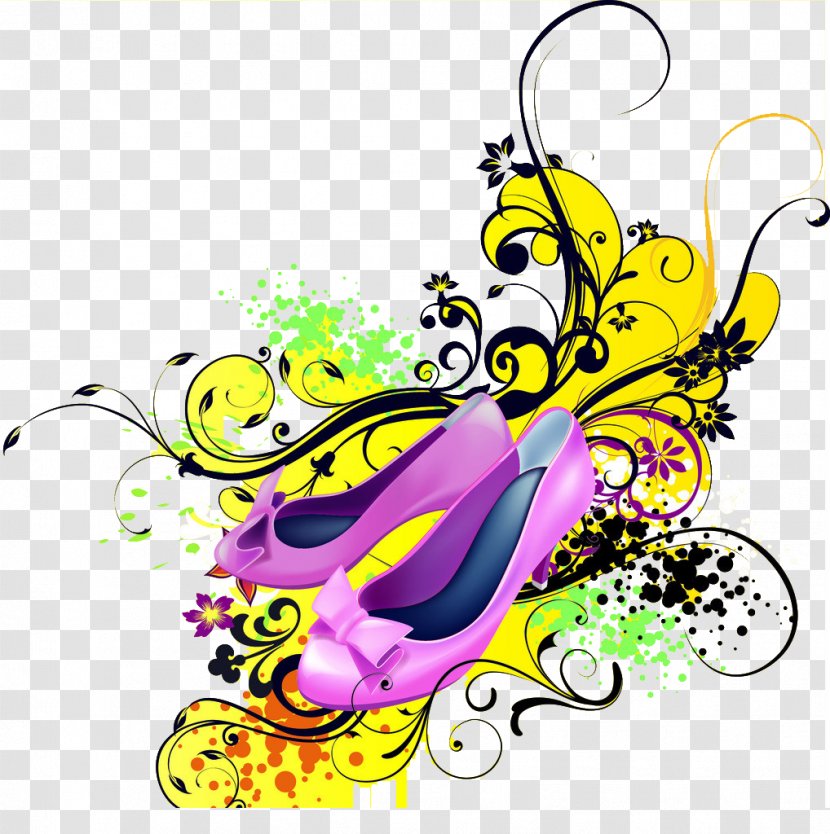 Butterfly Clip Art - Insect - Cartoon Shoes Transparent PNG