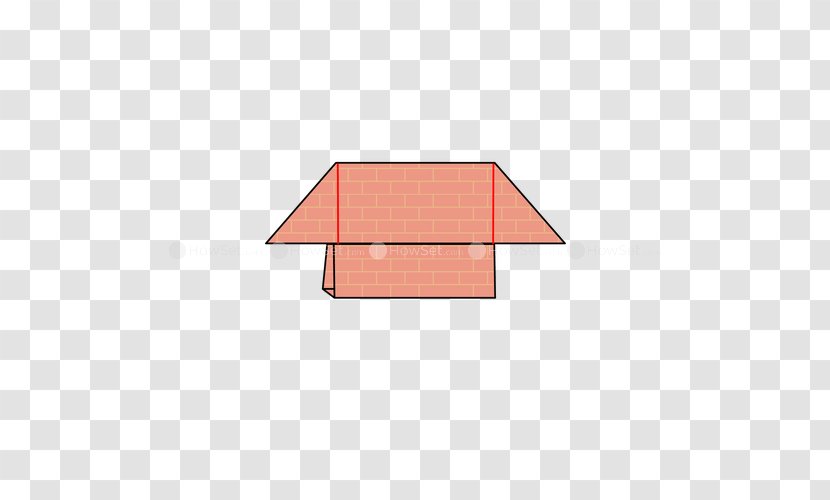 Origami House Roof Triangle How-to - Cartoon Transparent PNG