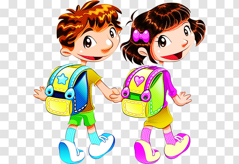 Cartoon Animation Character School Education Transparent PNG