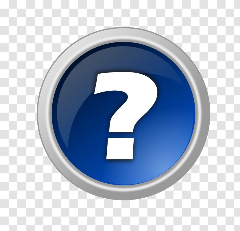 Button Question Mark Clip Art - Help Transparent PNG