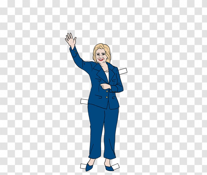 Clothing Uniform Joint Outerwear Shoulder - Costume - Hillary Clinton Transparent PNG