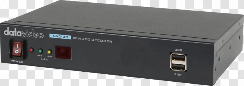 Computer Network Datavideo NVD-35 IP Video Decoder Ethernet Hub NVS-25 H.264 Streaming Server Digital-to-analog Converter - Multimedia - Xdcam Hd Transparent PNG