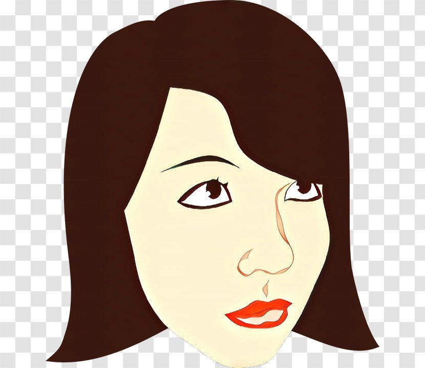 Face Hair Nose Cheek Eyebrow - Chin - Cartoon Transparent PNG