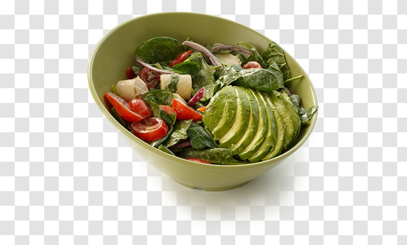 Spinach Salad Vegetarian Cuisine Vinaigrette Avocado - Balsamic Vinegar Transparent PNG