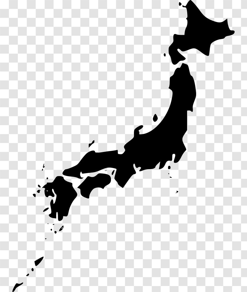Japan Stock Photography Map - Silhouette Transparent PNG