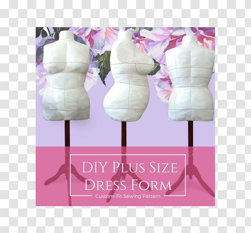 Dress Form Clothing Sizes Sewing Pattern - Design Transparent PNG