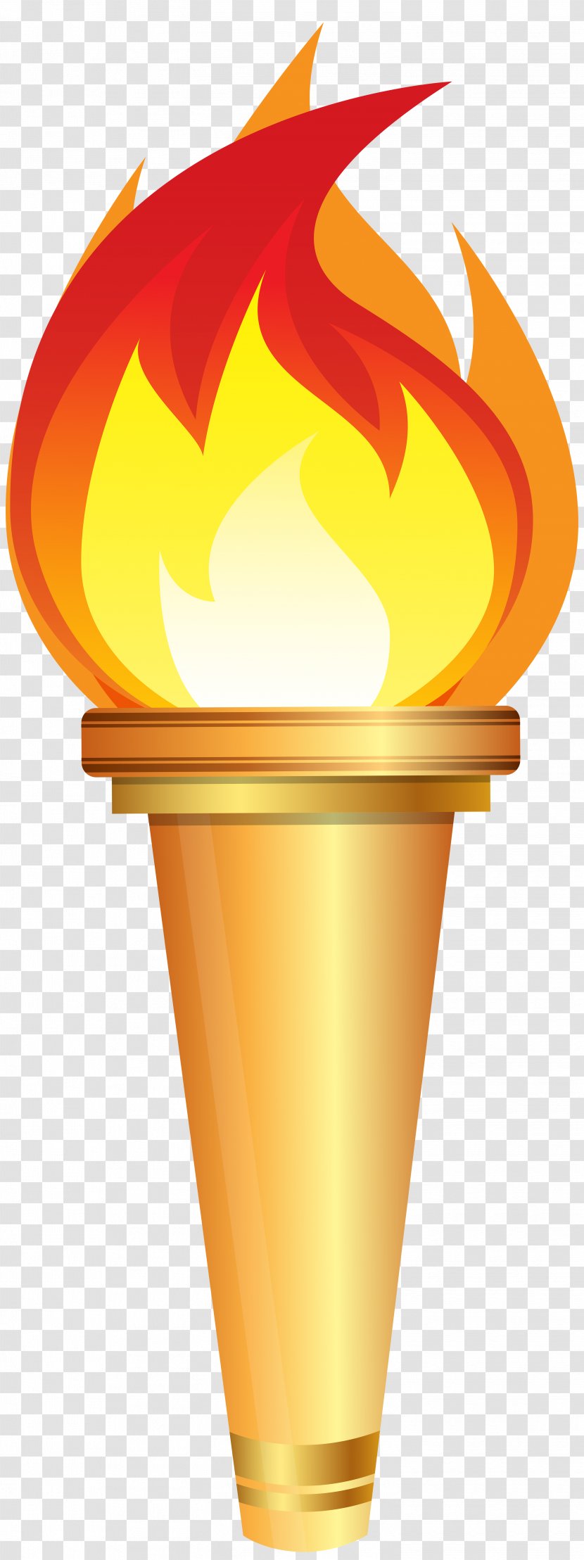 2018 Winter Olympics Torch Relay Olympic Games 2016 Summer Clip Art - Ice Cream Cone - Flame Transparent PNG