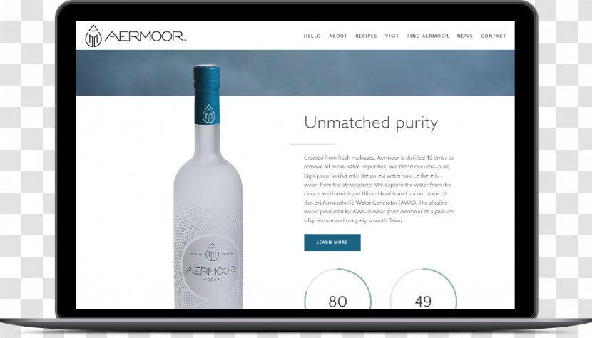 Vodka Web Design Multimedia - Bottle Transparent PNG