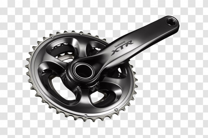 Shimano XTR Bicycle Cranks Mountain Bike - Groupset Transparent PNG