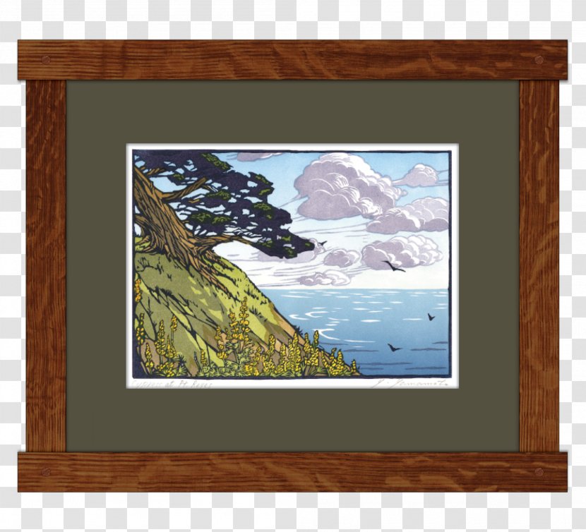 Point Reyes Picture Frames Painting National Park Art - Wood - Sands Poster Transparent PNG