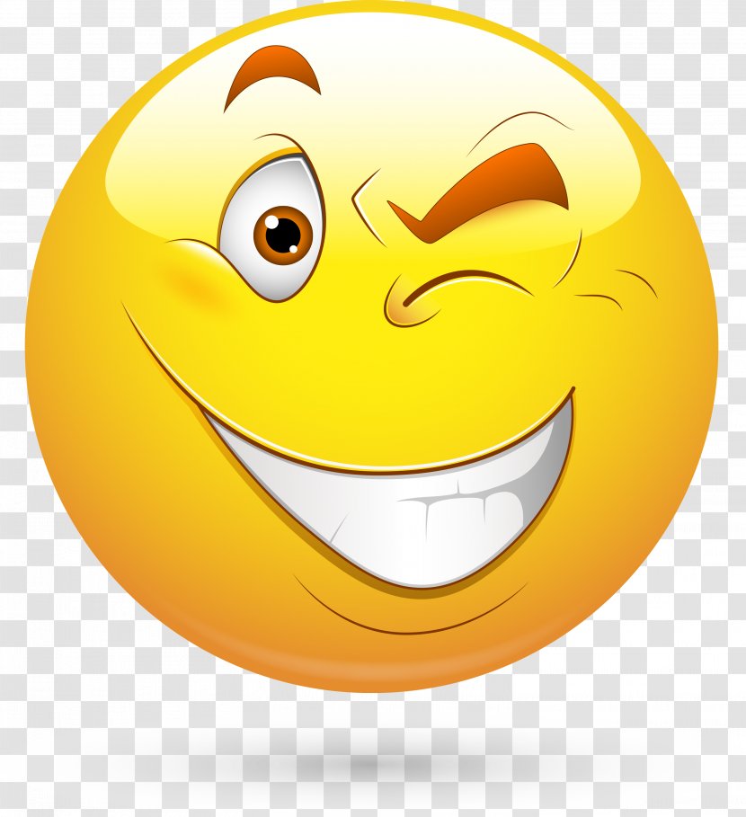 Blinking Wink Eye Smiley Clip Art - Angry Emoji Transparent PNG