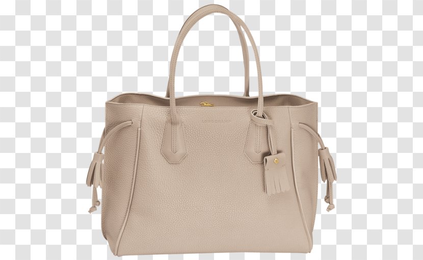 Tote Bag Longchamp Leather Handbag Messenger Bags - Brown Transparent PNG