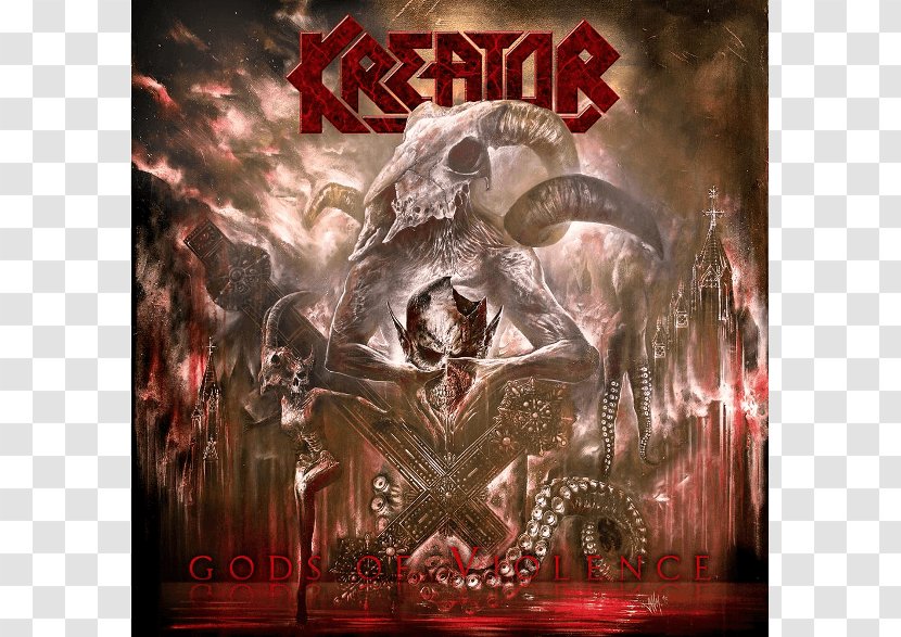 Kreator Gods Of Violence Thrash Metal Satan Is Real Album - Art Transparent PNG