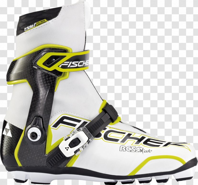 Ski Boots Cross-country Skiing Nordic Fischer - Yellow Transparent PNG
