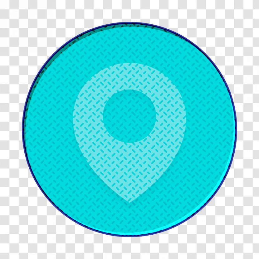 Location Icon Navigation Pin - Teal Turquoise Transparent PNG