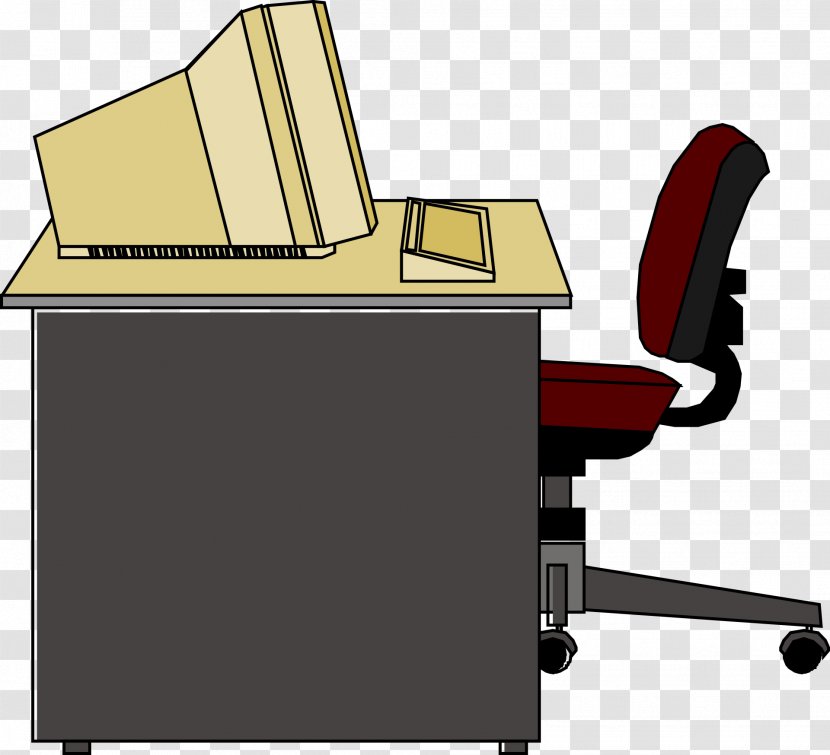 Table Office Clip Art - Chair - Desk Transparent PNG