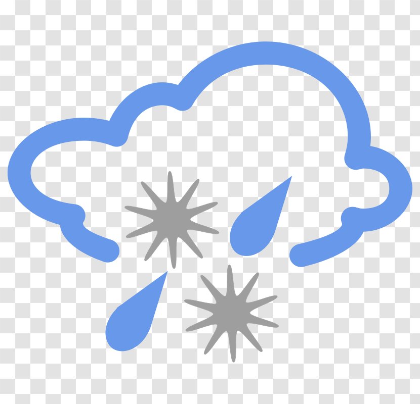 Weather Forecasting Freezing Rain Clip Art Transparent PNG