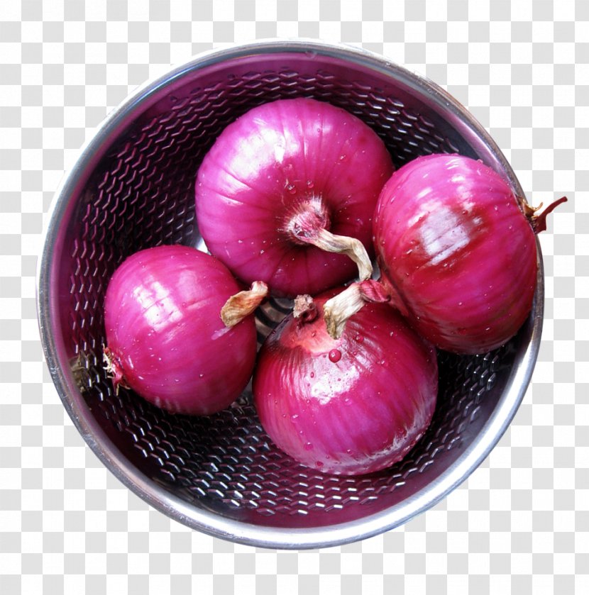 Red Onion Shallot Yellow Free - A Pot Of Onions Transparent PNG