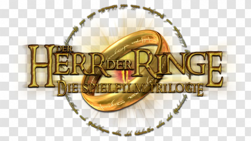 Logo The Lord Of Rings Font Gold Image - Symbol Transparent PNG