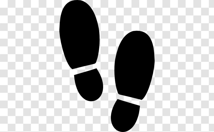 Foot - Black - Footprint Transparent PNG