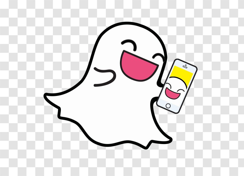 Mobile Phones Snapchat Ghost Art Clip - Heart Transparent PNG
