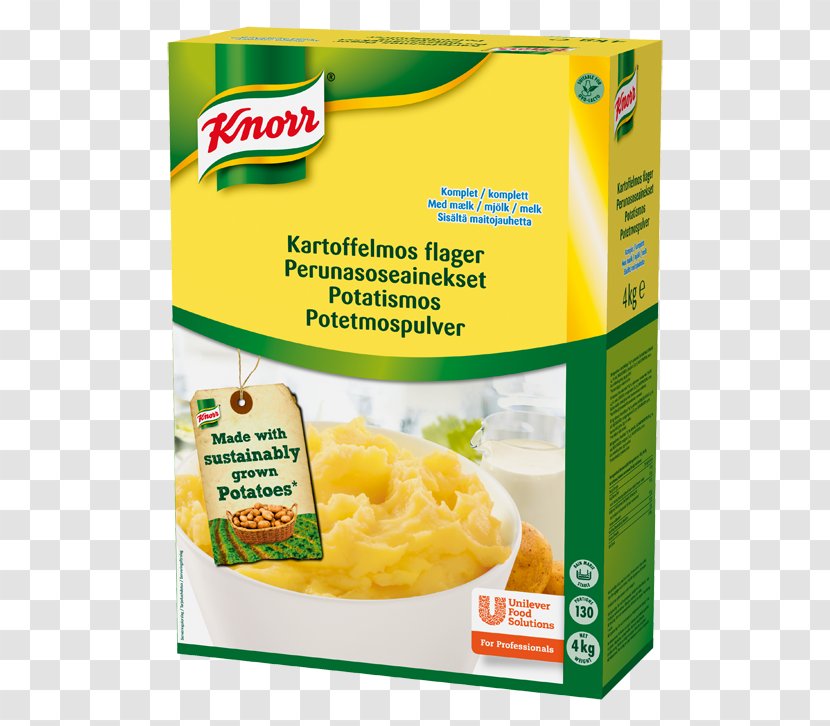 Mashed Potato Milk Knorr Food Meat - Kids Meal Transparent PNG