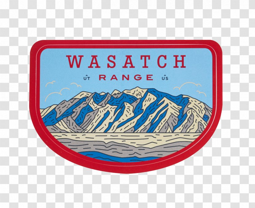 Wasatch Range Sticker Deschutes River Mountain - Brand - American Canyon Transparent PNG