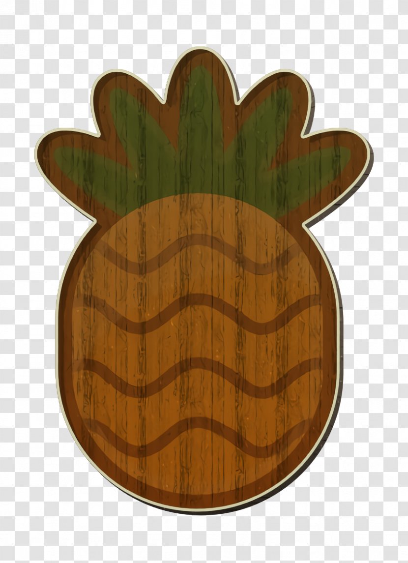 Food Icon Fruit Pineapple - Tropical - Symbol Wood Transparent PNG