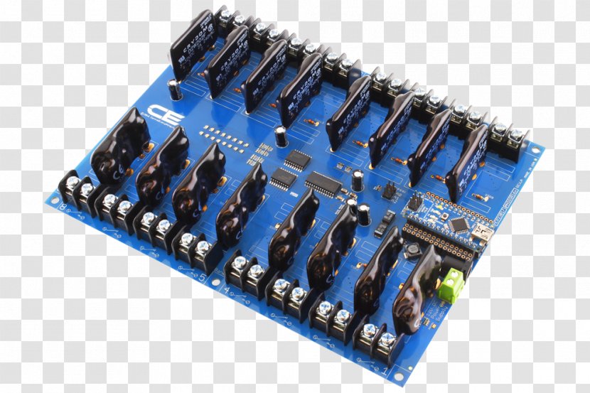 Microcontroller Transistor Solid-state Relay Electronic Component Electronics - Controller - Shield Arduino Transparent PNG