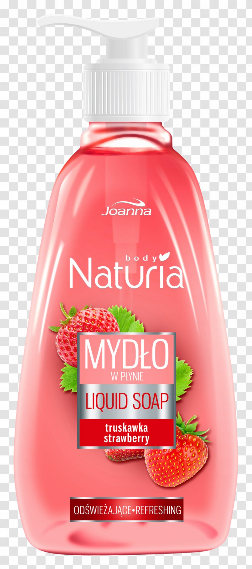 Strawberry Soap Cosmetics Liquid Fluid - Poland Transparent PNG