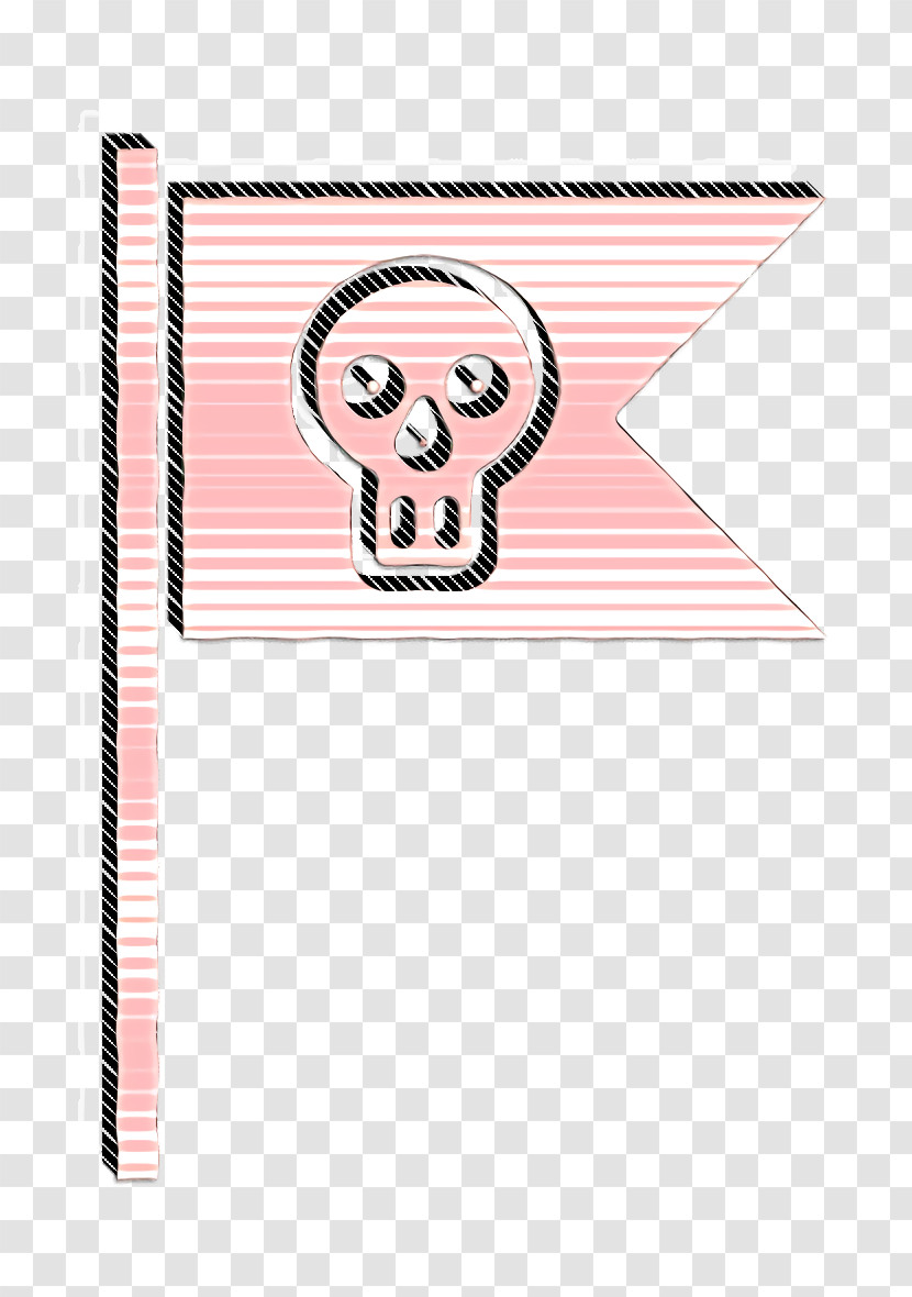 Pirates Icon Skull Icon Flag Icon Transparent PNG