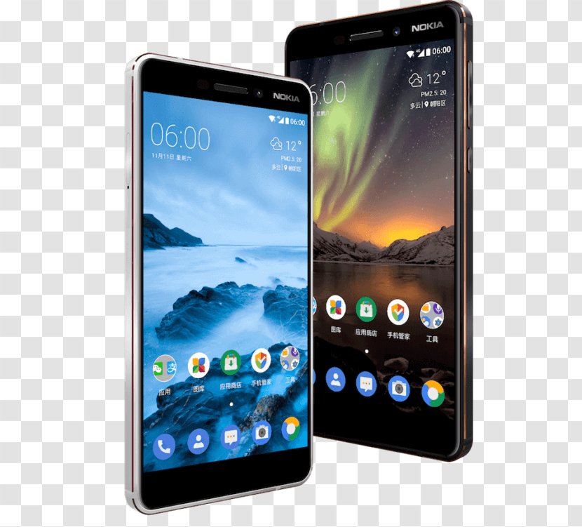 Nokia 6 (2018) N9 7 1 - Smartphone Transparent PNG