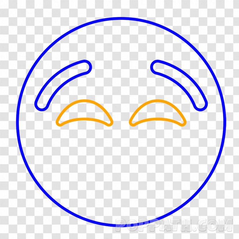 Face With Tears Of Joy Emoji Nose Eye - Smile - Tear Transparent PNG