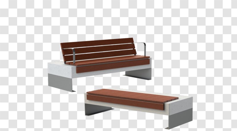 Bench Street Furniture Table Metal - Wood - Urban Transparent PNG