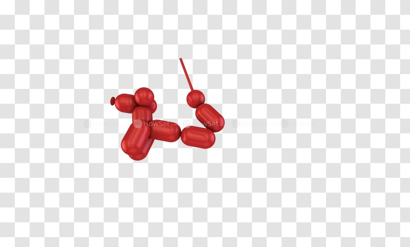 Fruit RED.M - Red - Balloon Animal Transparent PNG