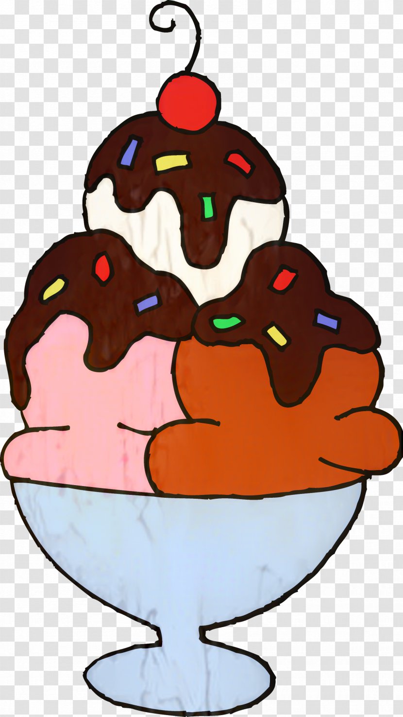 Ice Cream Cones - Chocolate Syrup - Dairy Frozen Dessert Transparent PNG
