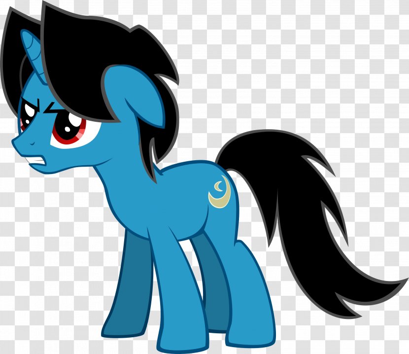 Horse Cat Mammal Animal Pony - Fictional Character - Moonlight Vector Transparent PNG