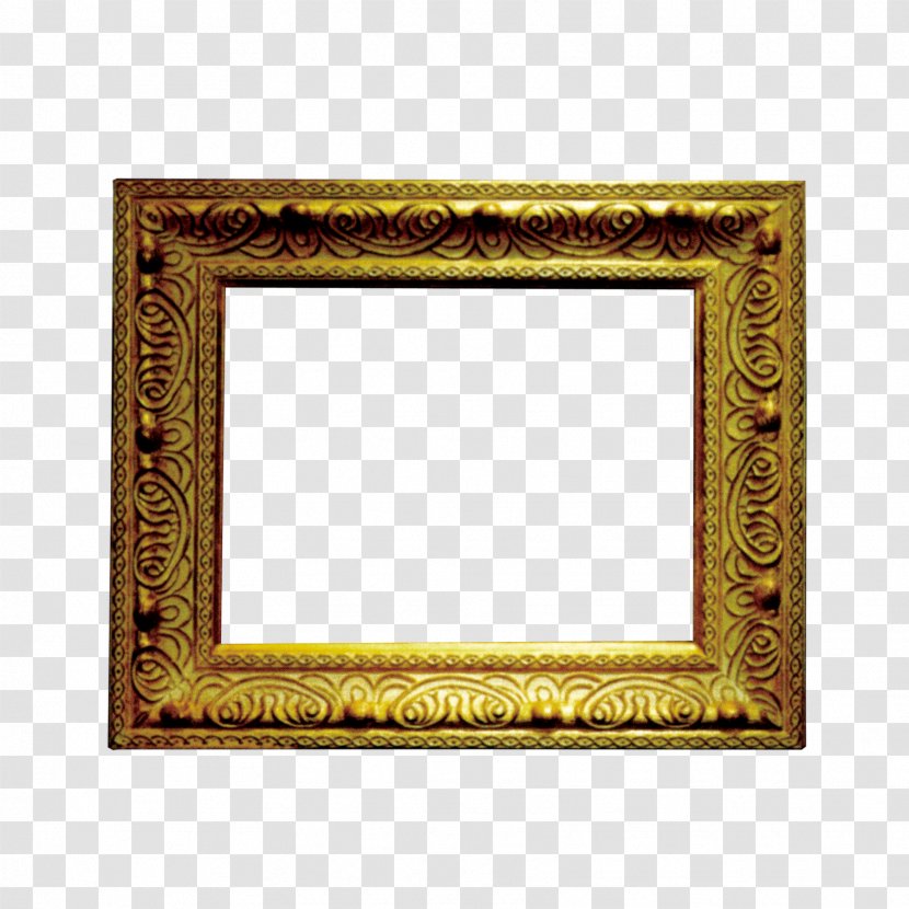 Picture Frame Gold Computer File - Photography Transparent PNG