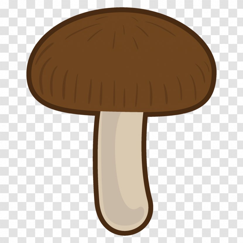 Mushroom Brown Wood Edible Shiitake - Table Transparent PNG