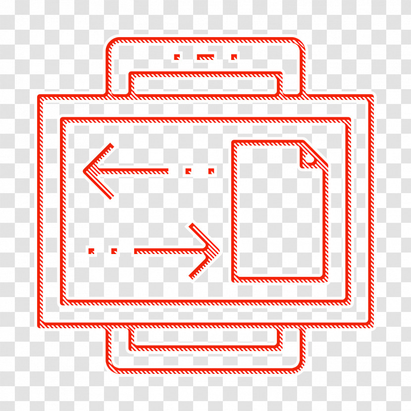 Connection Icon Transfer Icon Mobile Interface Icon Transparent PNG
