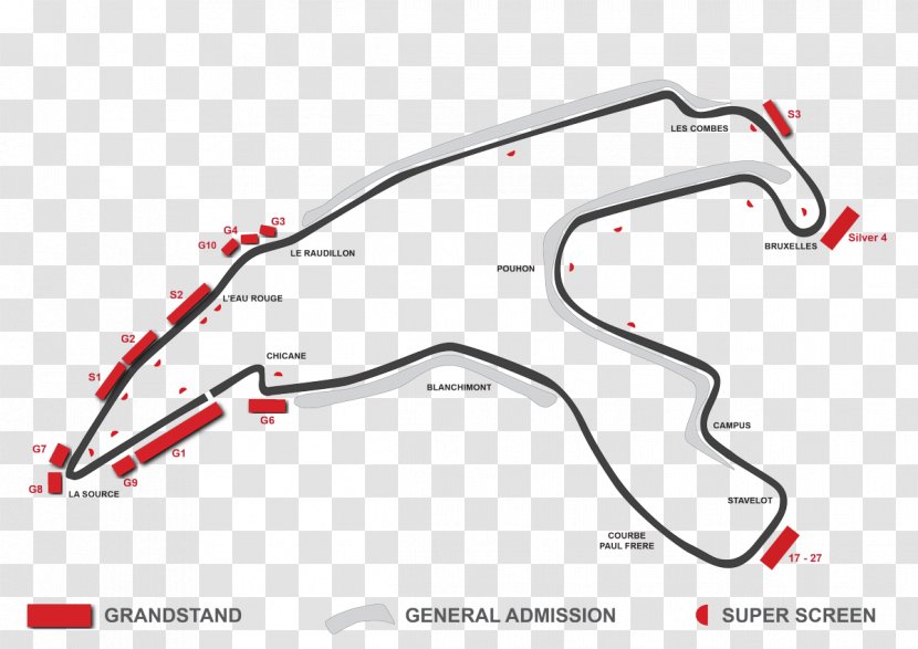 Circuit De Spa-Francorchamps 2018 Belgian Grand Prix Formula 1 - Area Transparent PNG
