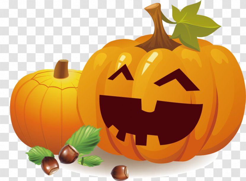Halloween Jack-o-lantern Pumpkin Clip Art - Fruit Transparent PNG