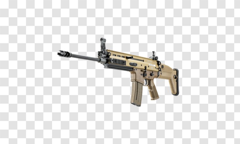 FN SCAR Herstal 5.56×45mm NATO Firearm Carbine - Cartoon - Weapon Transparent PNG