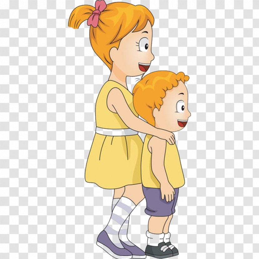 Sister Stock Photography Royalty-free Clip Art - Cartoon - We Are Good Friends Transparent PNG