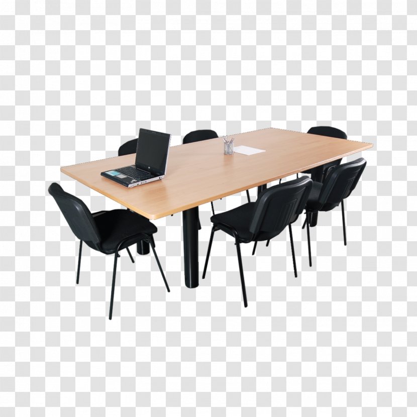 Table Meeting Furniture Chair Wood Transparent PNG