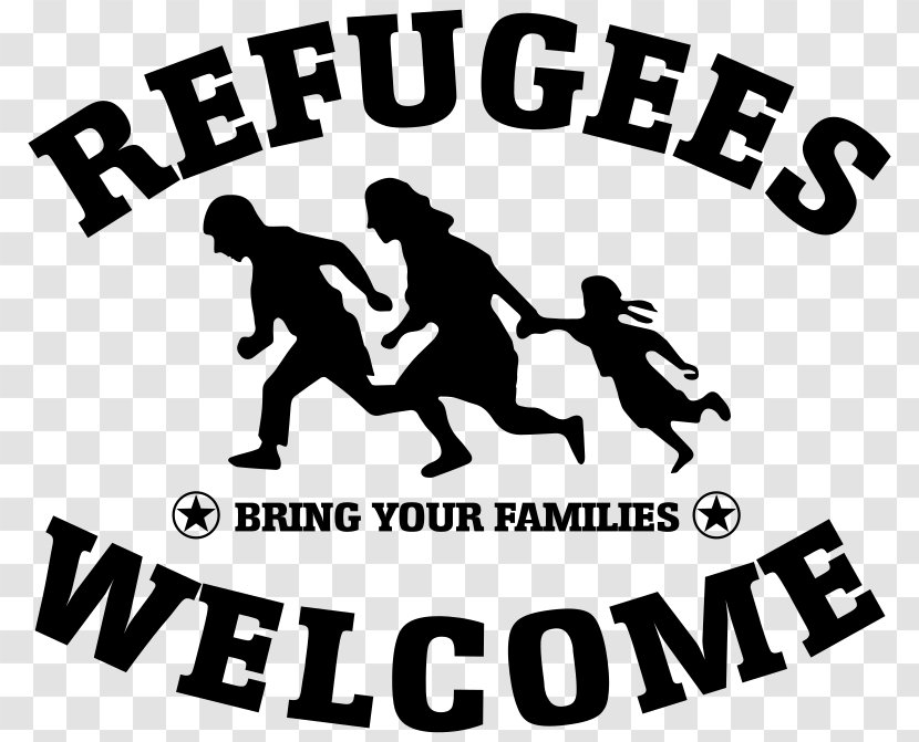 Refugee Camp Immigration U.S. Committee For Refugees And Immigrants Asylum Seeker - Sticker - Silhouette Transparent PNG