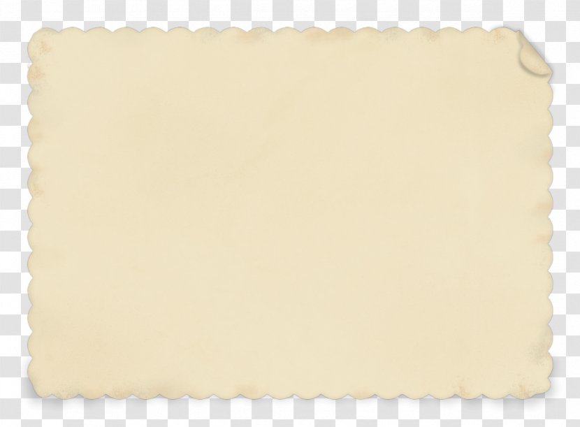 Placemat Rectangle Yellow - Paper Transparent PNG