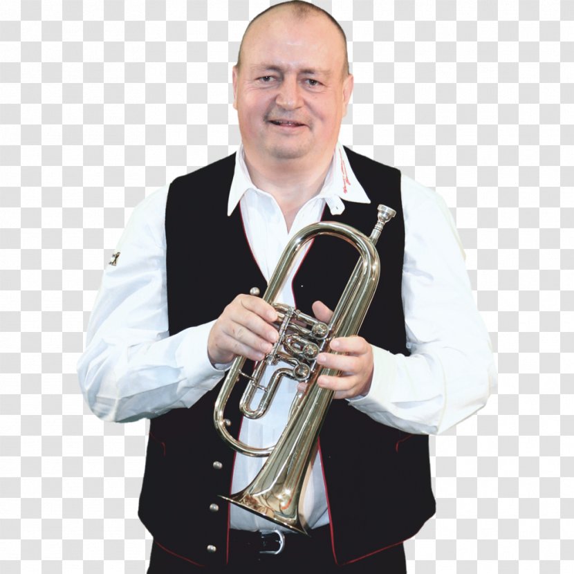Trumpet Trombone Saxhorn Euphonium Mellophone - Silhouette Transparent PNG