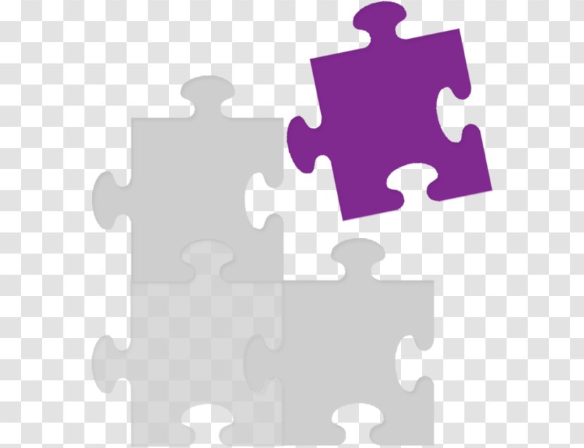 Puzzle Buzzle Clip Art Pattern Experience - Purple Transparent PNG