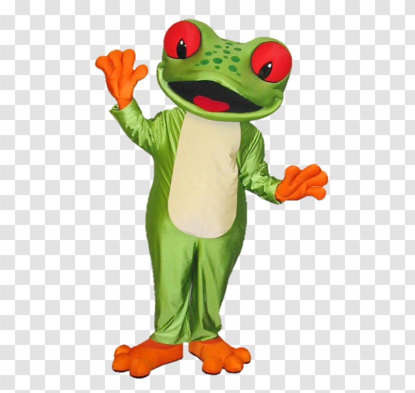 Tree Frog True Mascot Costume Transparent PNG